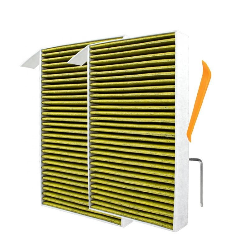 1 SETS 2 PCS HEPA Cabin Air Filter Includes Activated Carbon Replacement for Tesla Model 3 / Model Y
